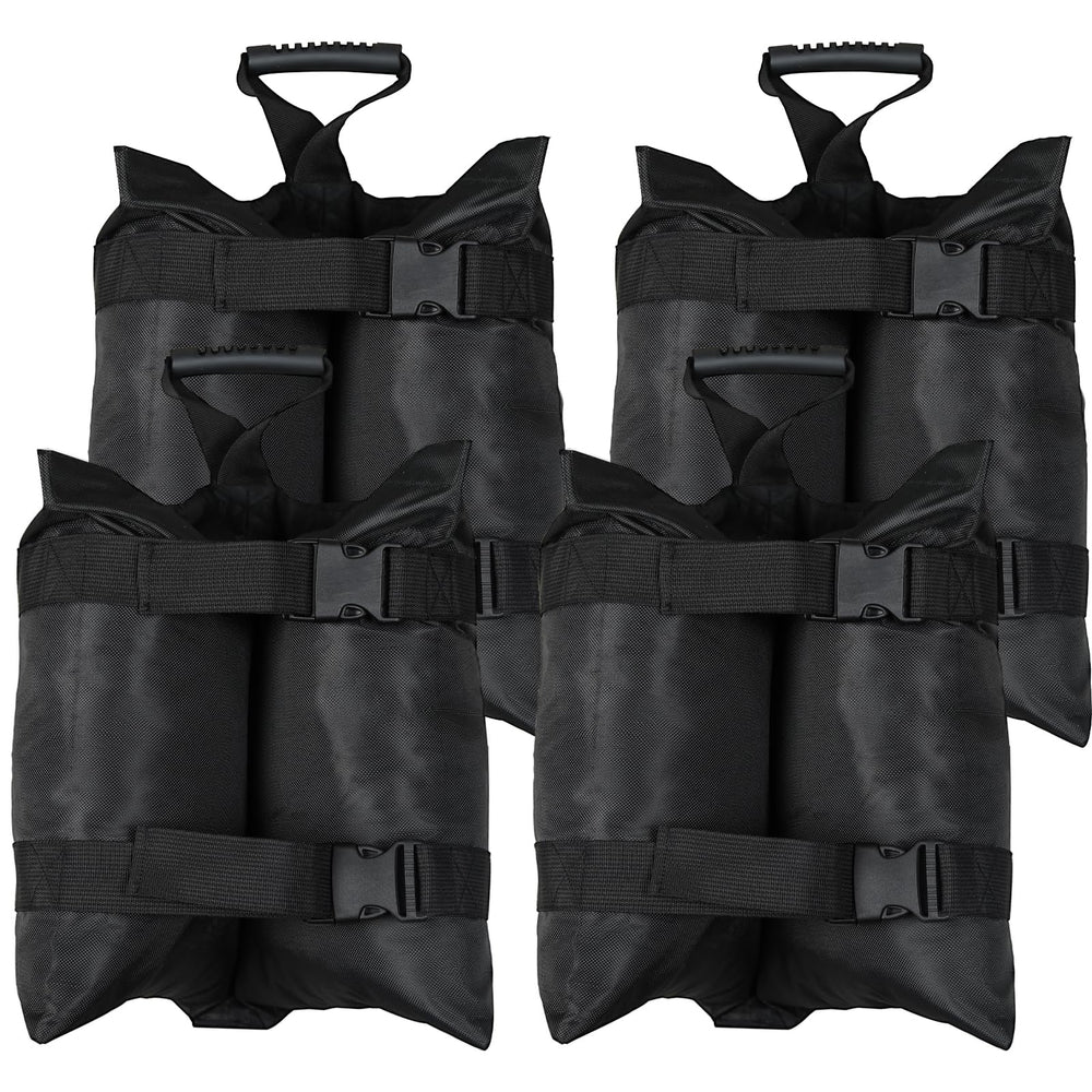 TRINKA front view of four canopy weights showing stable base and design benefits