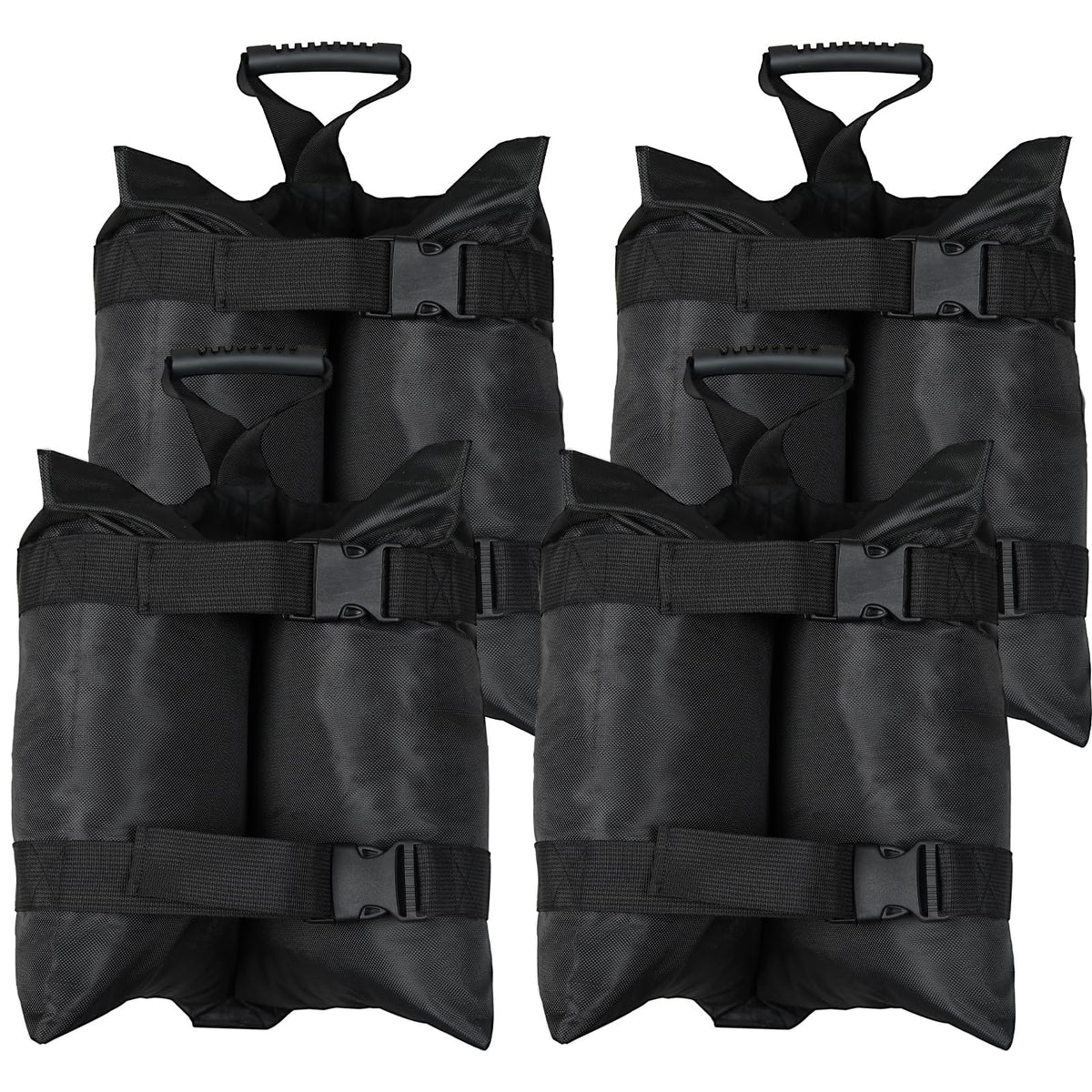 TRINKA front view of four canopy weights showing stable base and design benefits