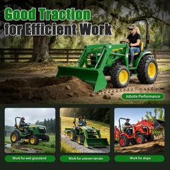 TRIPOWER tires mounted on a garden tractor demonstrating fit and handling benefit