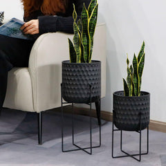 TRIROCKS stand detail showing removable base and stable construction advantage
