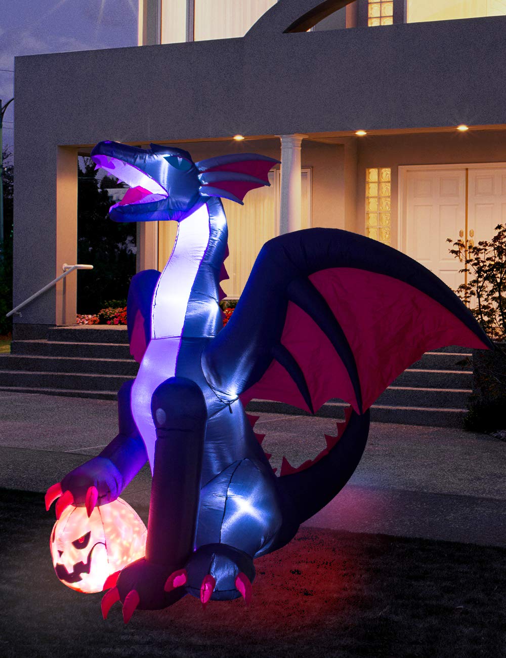 TRMESIA inflated on a front lawn, welcoming Halloween visitors