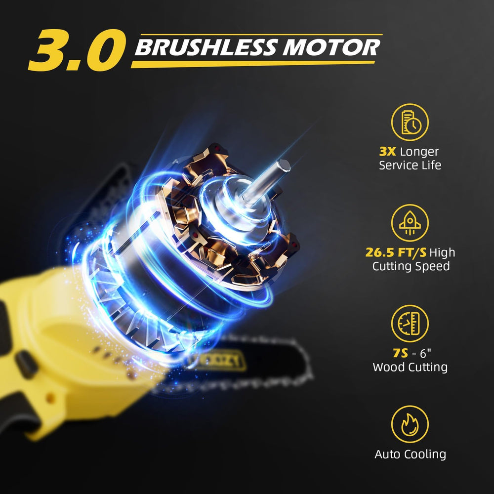 TROOZY brushless motor close-up for longer life