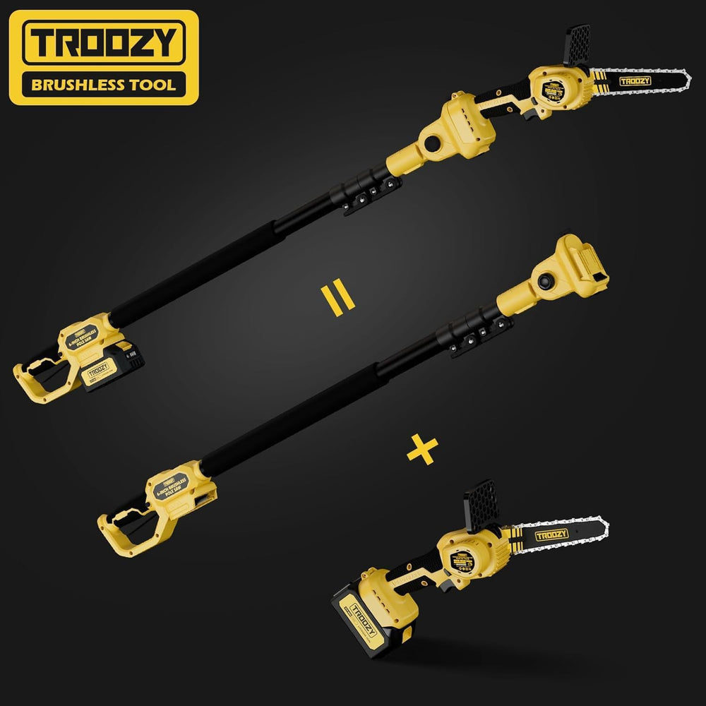 TROOZY scale shot with person showing reach and safety