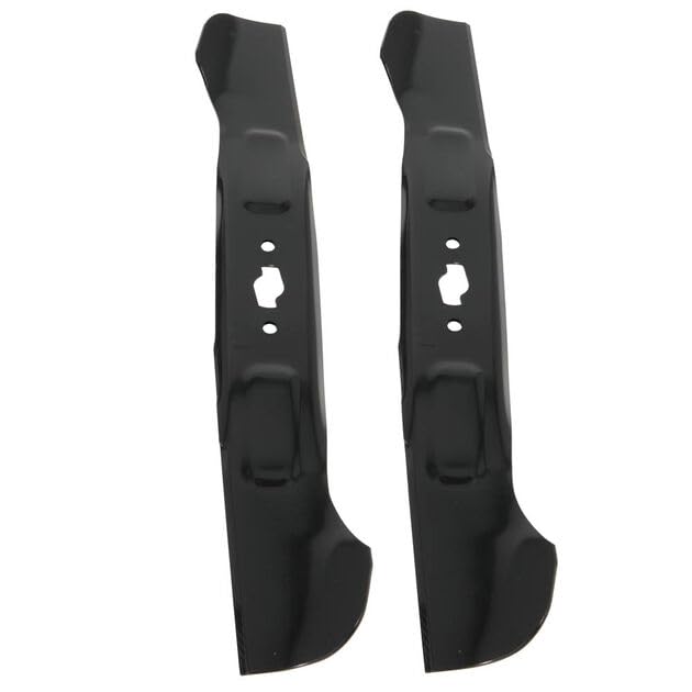 Troy-Bilt blade front view showing fit and clean edge for improved cutting