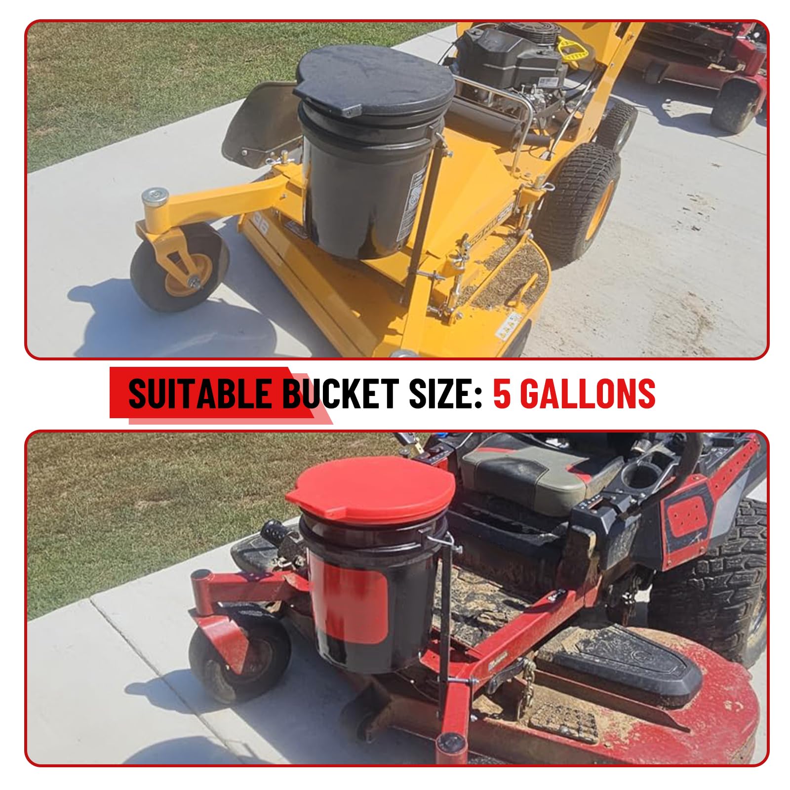 TRUCFUSION holder loaded with trimmer and grabber, simplifies transport