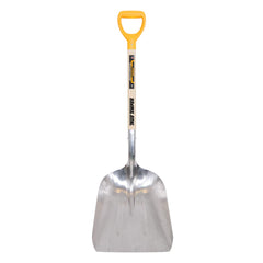True Temper front view showing aluminum scoop and full size for easy loading
