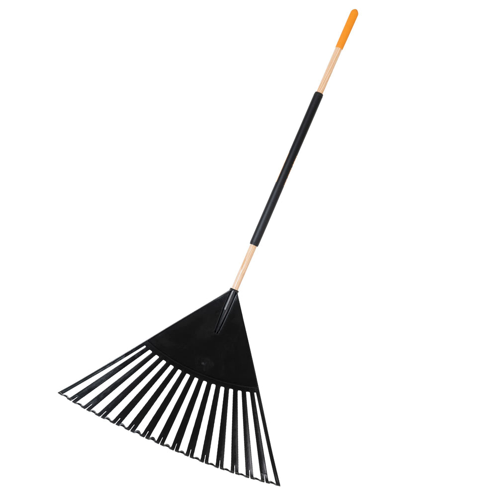True Temper front view of 30-inch head showing wide coverage and efficiency