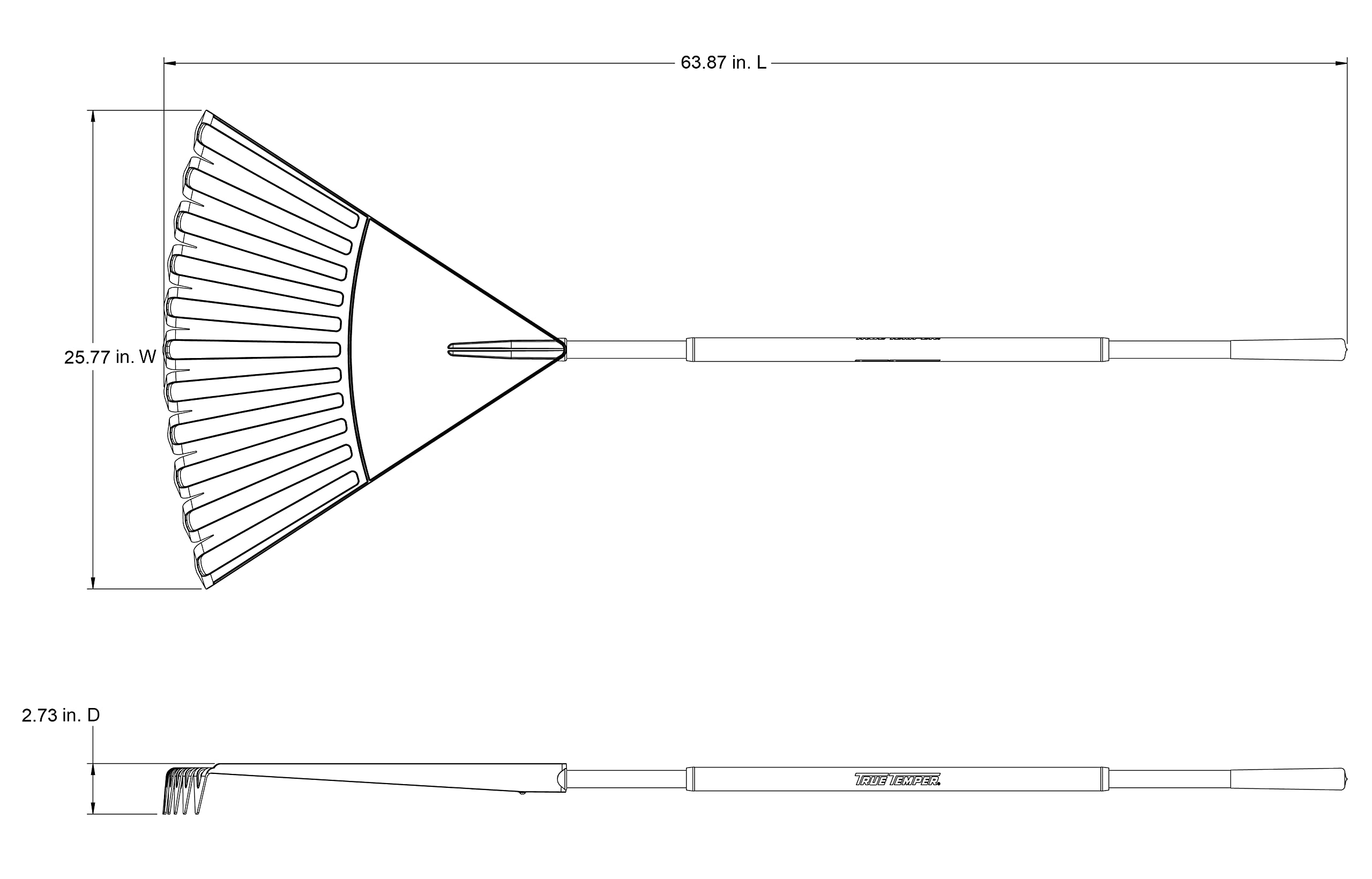 True Temper assembly hardware laid out showing easy one-time setup