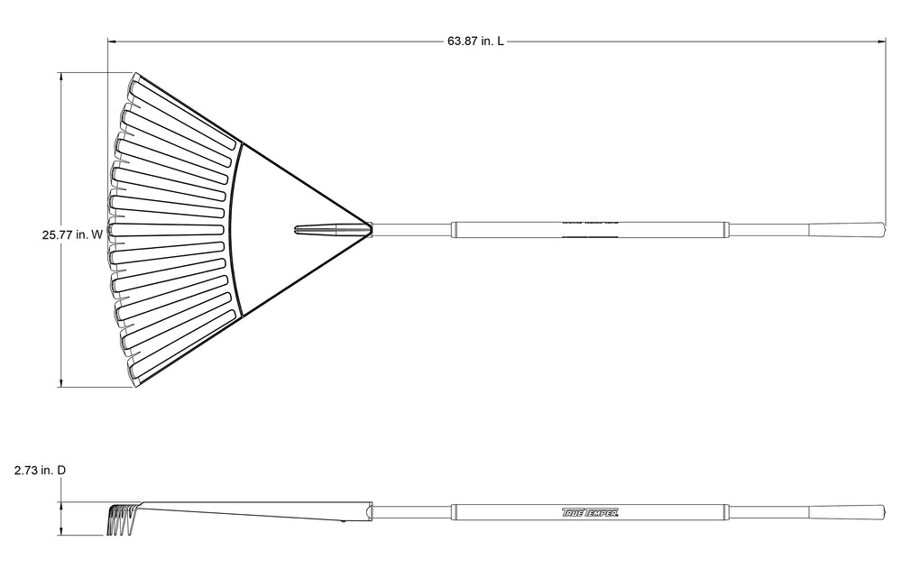 True Temper assembly hardware laid out showing easy one-time setup