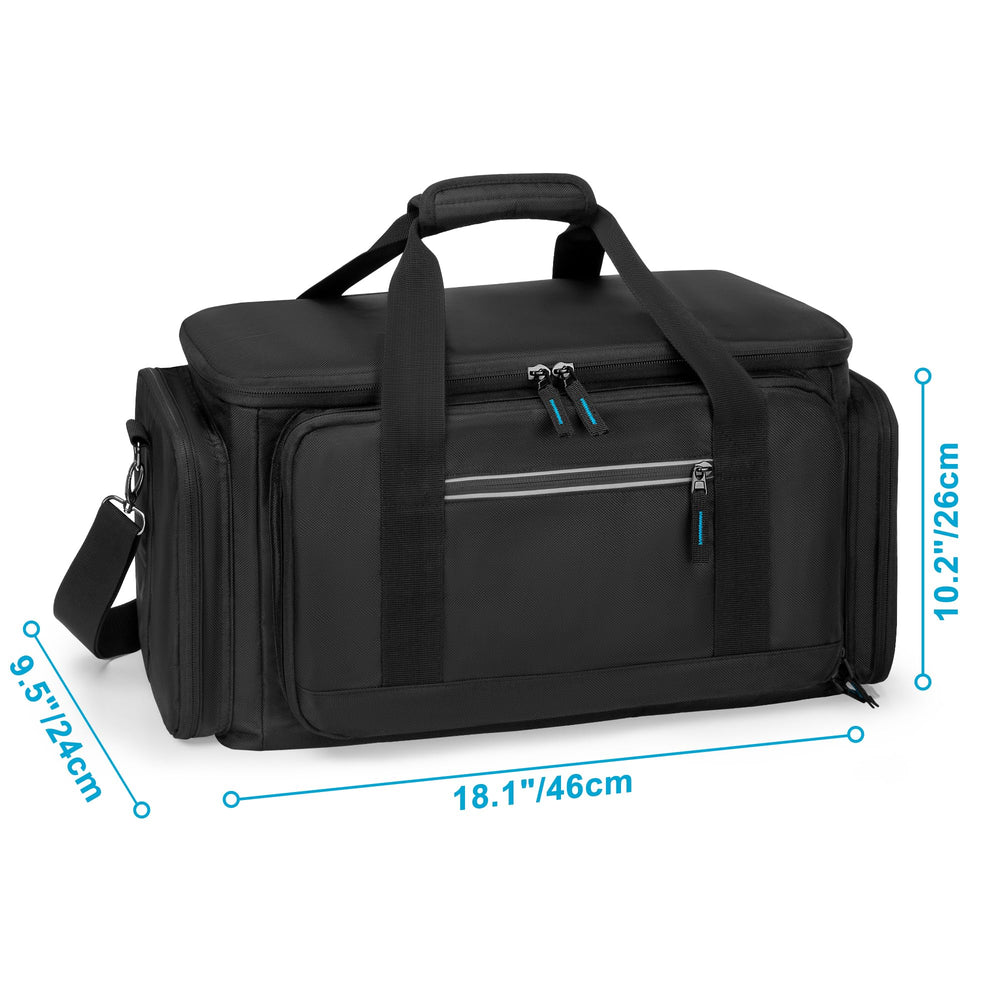 Trunab size comparison with hands showing compact, travel-friendly dimensions