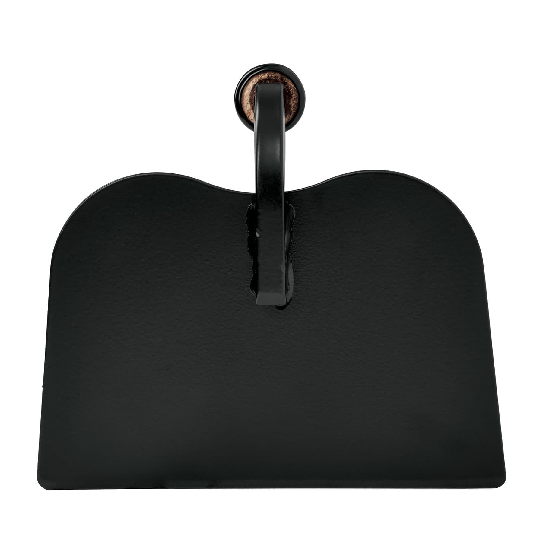 Truper close-up of 6-inch hoe head and welded joint for durable performance