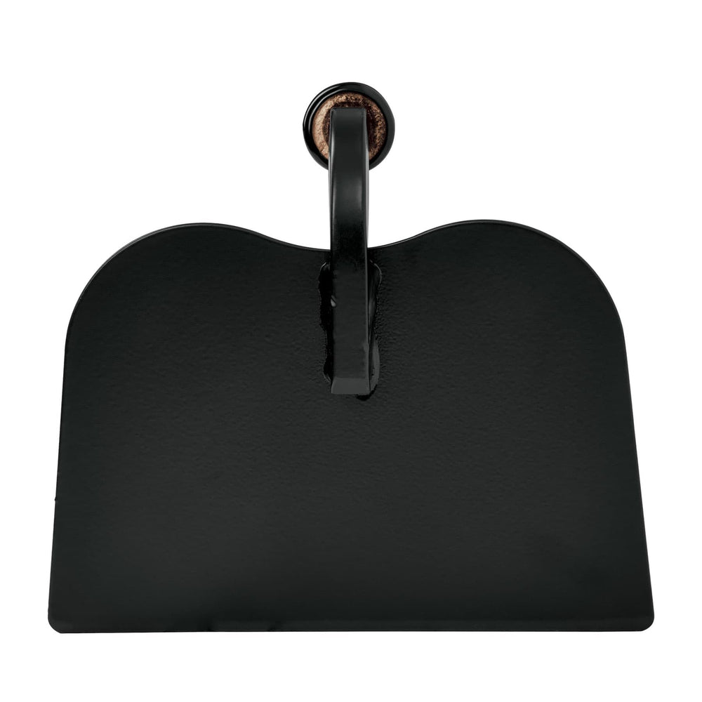 Truper close-up of 6-inch hoe head and welded joint for durable performance