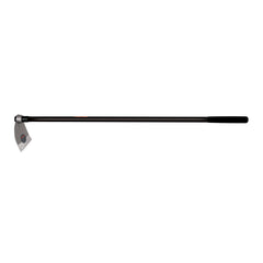 Truper lane hoe front view showing whole tool and durable ash handle benefit reach