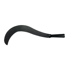 Truper machete head front view showing steel blade and mounting eye, durable replacement