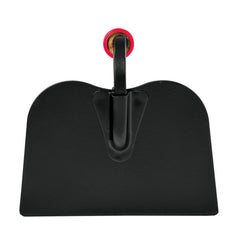 Truper close-up of 6-inch steel head highlighting durable cutting edge