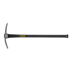 Truper pick mattock front view showing forged head and blade for durable digging