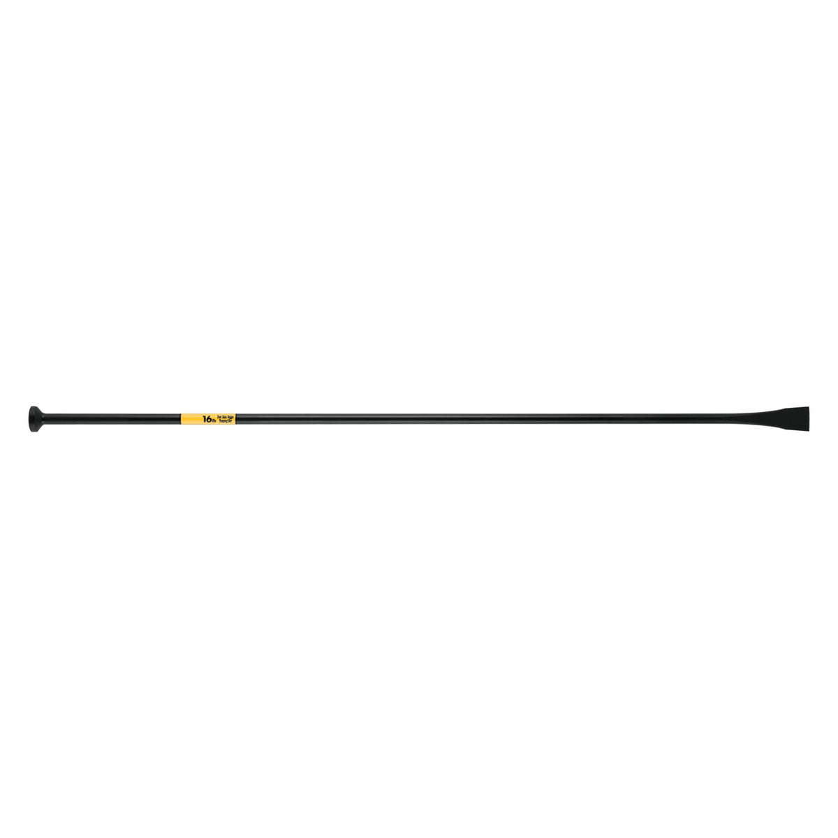 Truper post hole digger front view showing full 69-inch bar and durable finish for longevity