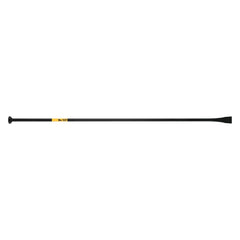 Truper post hole digger front view showing full 69-inch bar and durable finish for longevity