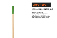 Truper shovel in use moving soil on a landscaping jobsite for faster material transfer