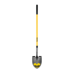 Truper Tru Pro front view showing full shovel and durable fiberglass handle benefit durability