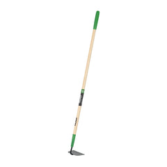 Truper meadow hoe front view showing blade and handle for efficient weeding