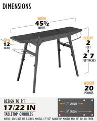 Trybuy adjustable leg close-up showing level adjustment and stability