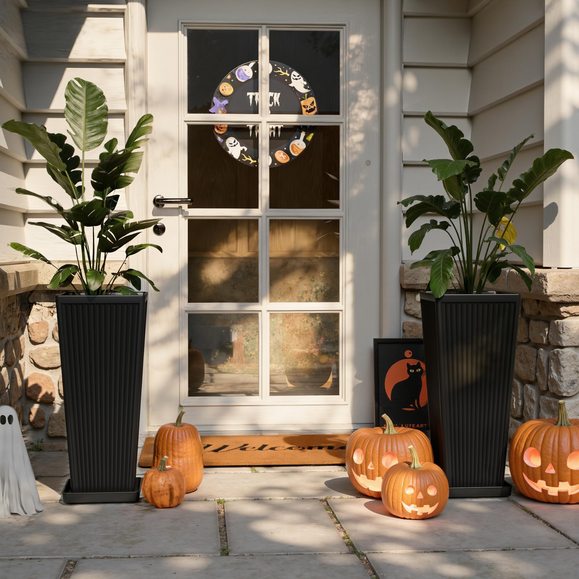 Trygoal side profile showing tall 24-inch silhouette for large plants