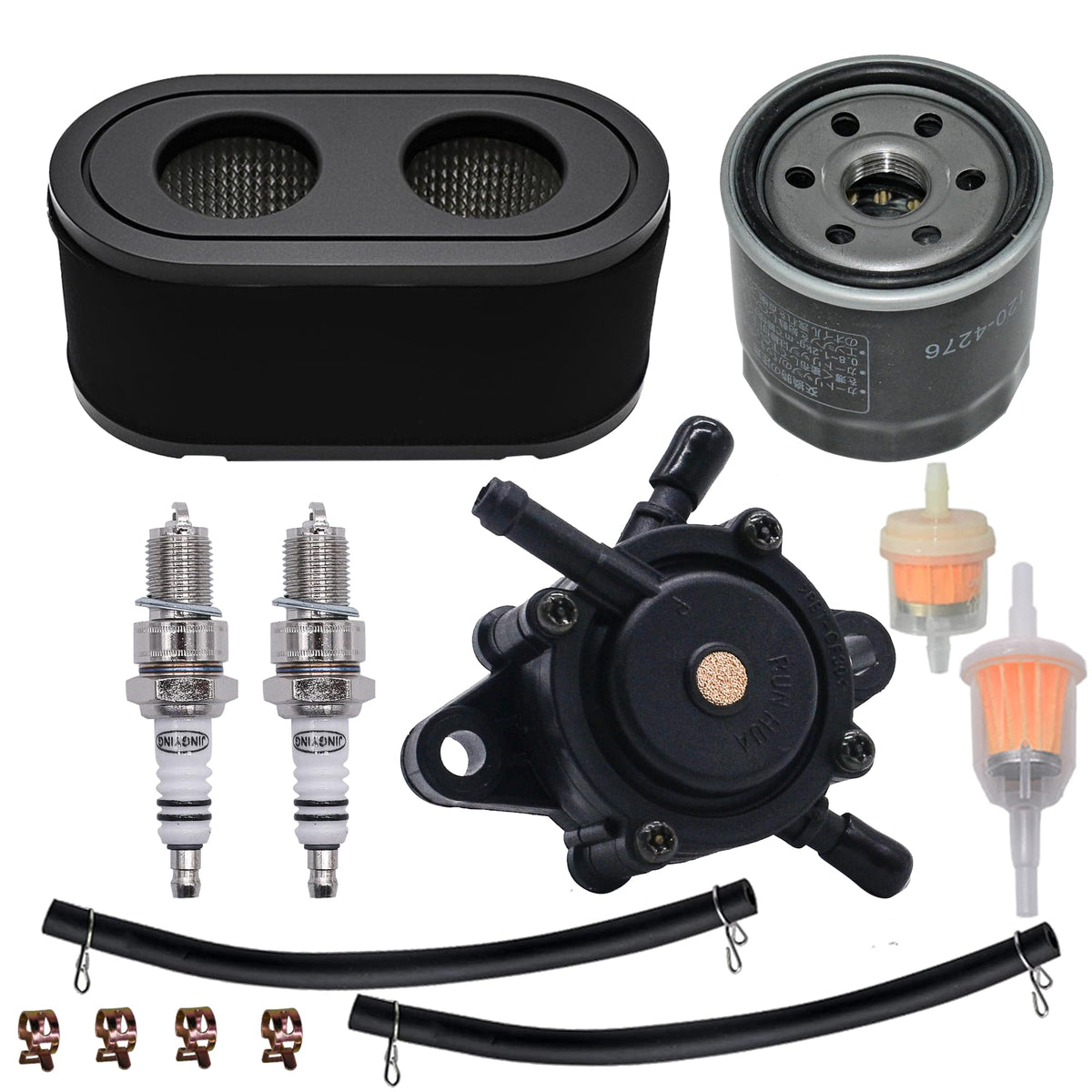 TSHOU front packaging showing complete fuel pump and filter kit benefits fitment