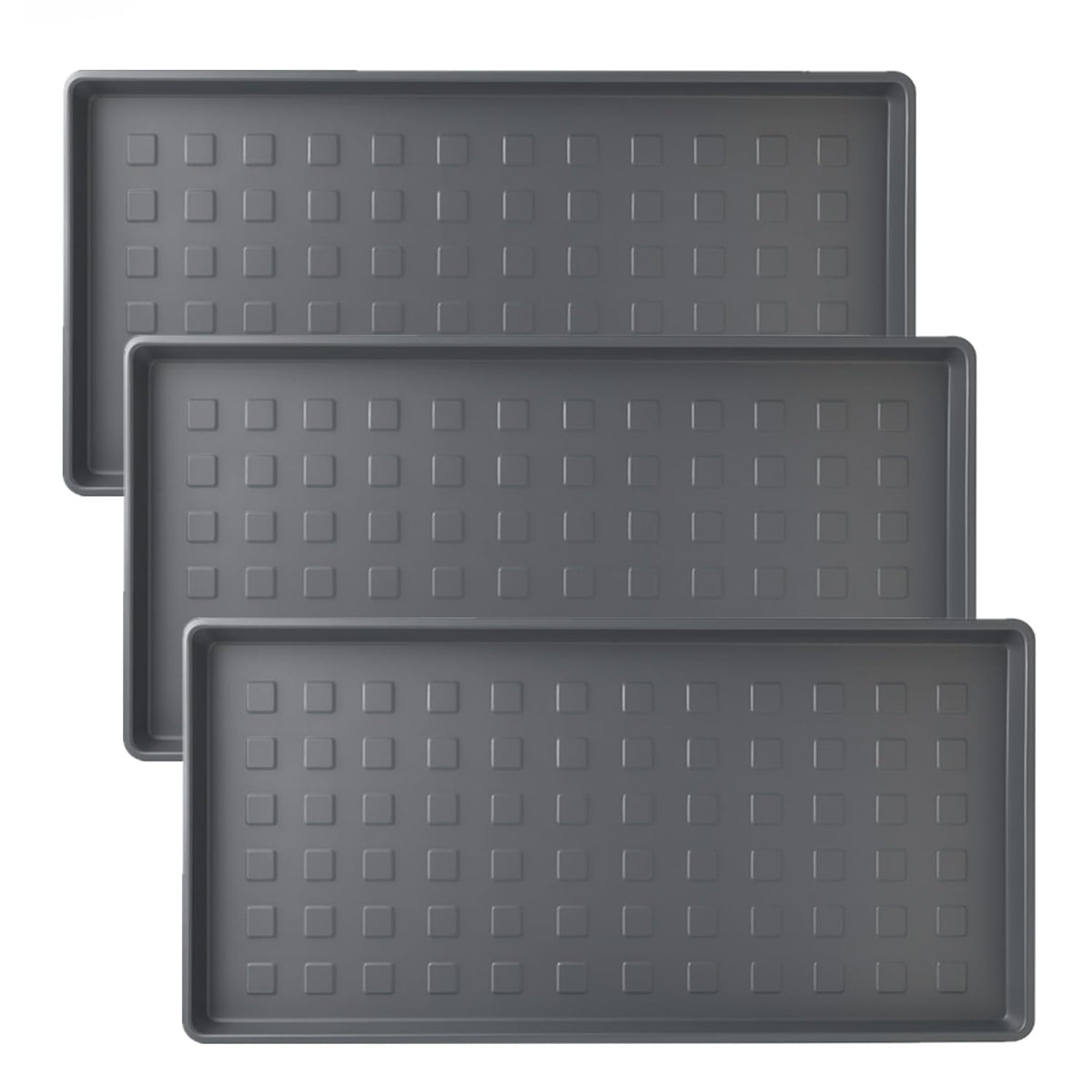 TSY TOOL front view of three boot trays showing sizes and organized setup