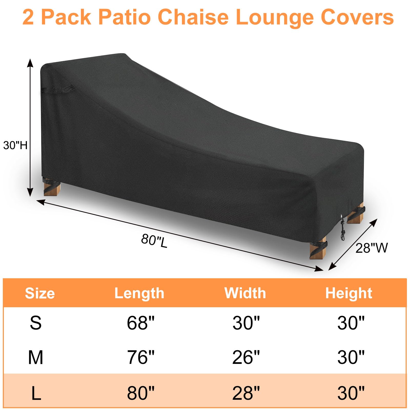TTdayup cover on chaise in patio setting showing protection benefit