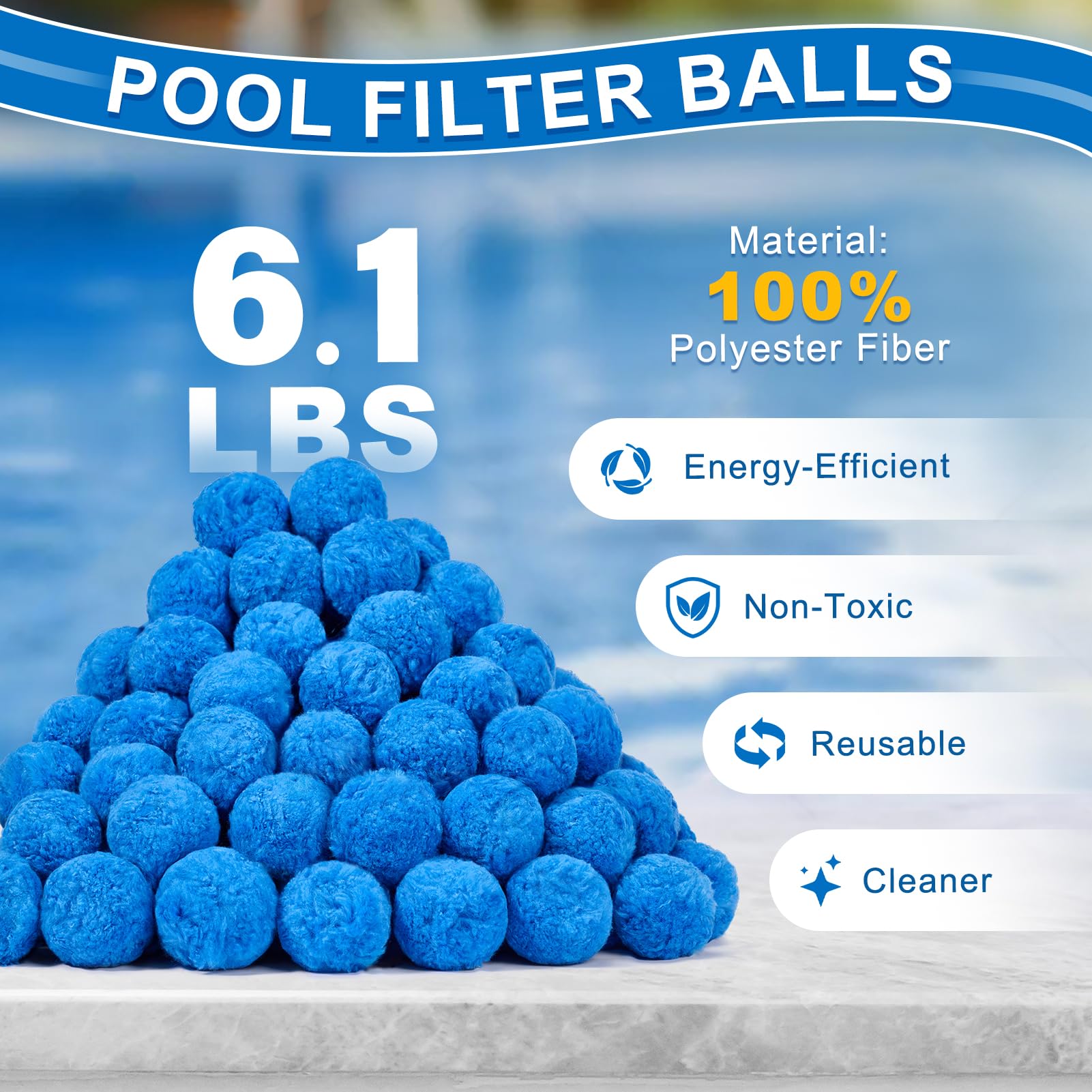 TTQ filter balls inside filter housing showing simple installation benefit