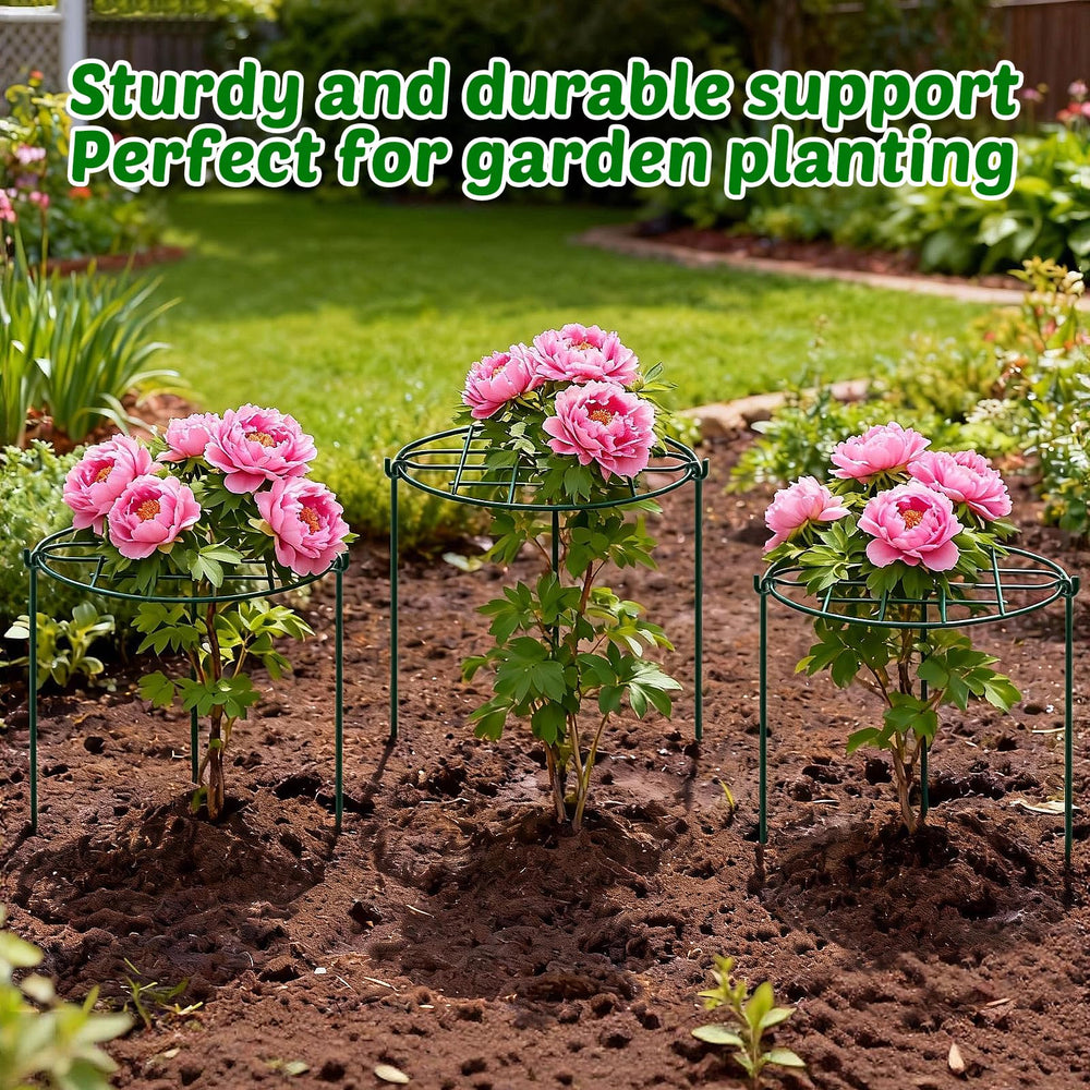 TTQ in a flowering bed showing discreet green support blending with plants