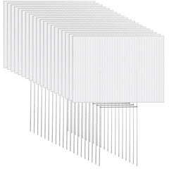 Tuanse front packaging showing 20 blank yard signs and stakes for value and convenience
