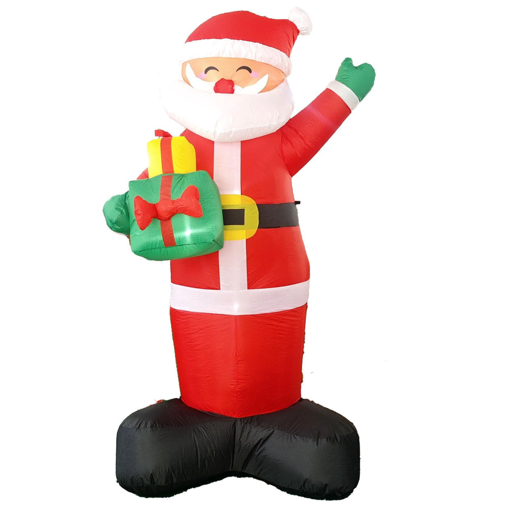 TUANZIHOME deflated Santa folded flat for compact post-holiday storage