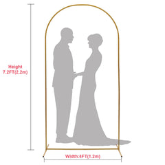 TUDDANVP arch set up at a wedding providing a photogenic ceremony focal point