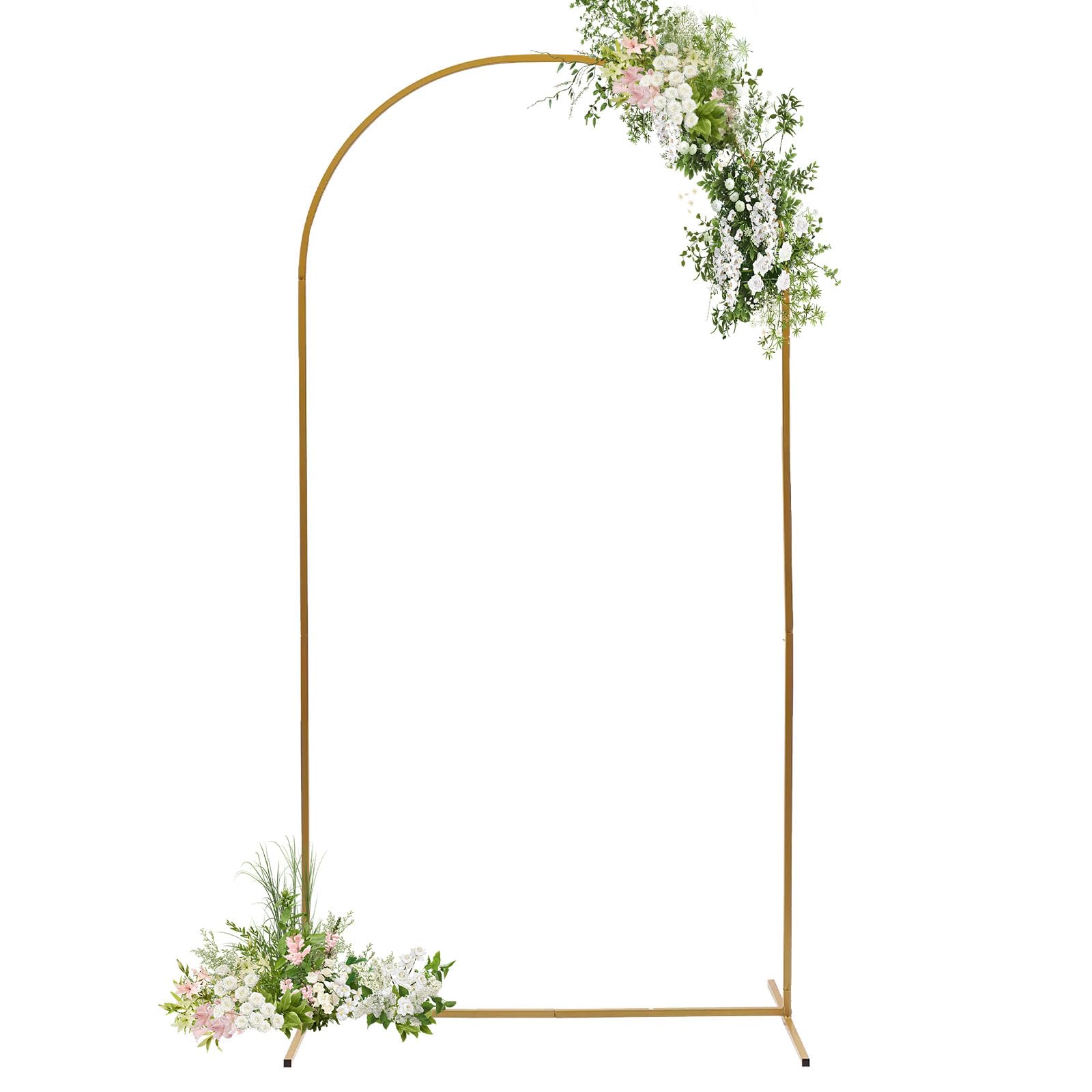 TUDDANVP front view of gold arch showing elegant frame and stability