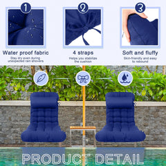 Tudomro side profile highlighting 4-inch cushion thickness and support