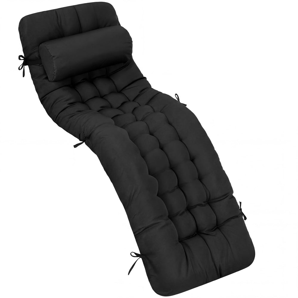 Tudomro front packaged view showing full chaise cushion and neat profile for easy installation