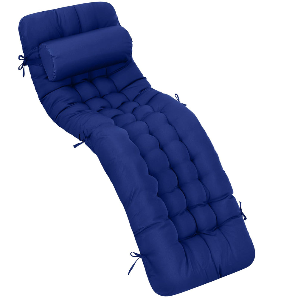 tudomro front view cushion on chaise showing generous coverage and comfort