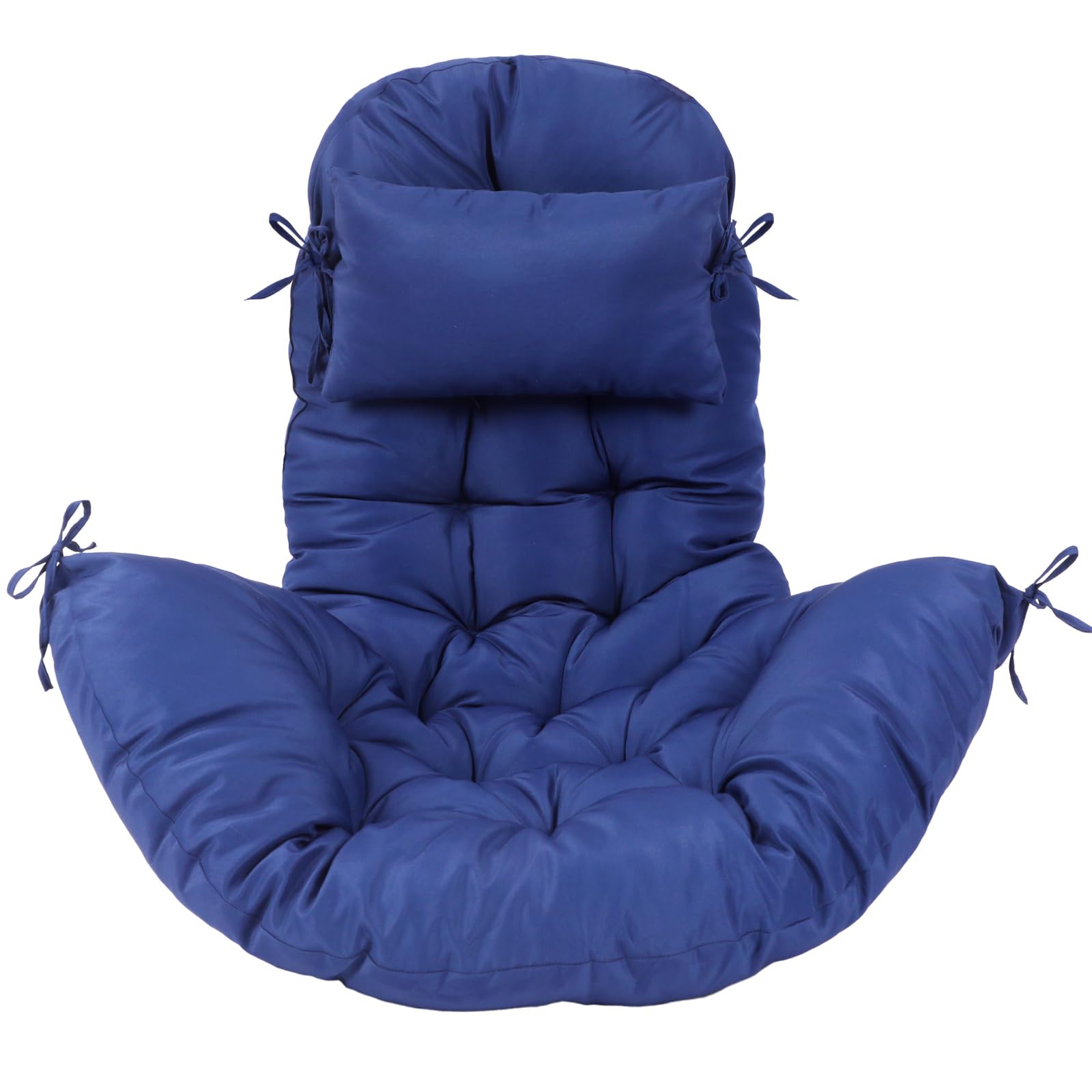 Tudomro front view cushion showing navy color and plush comfort