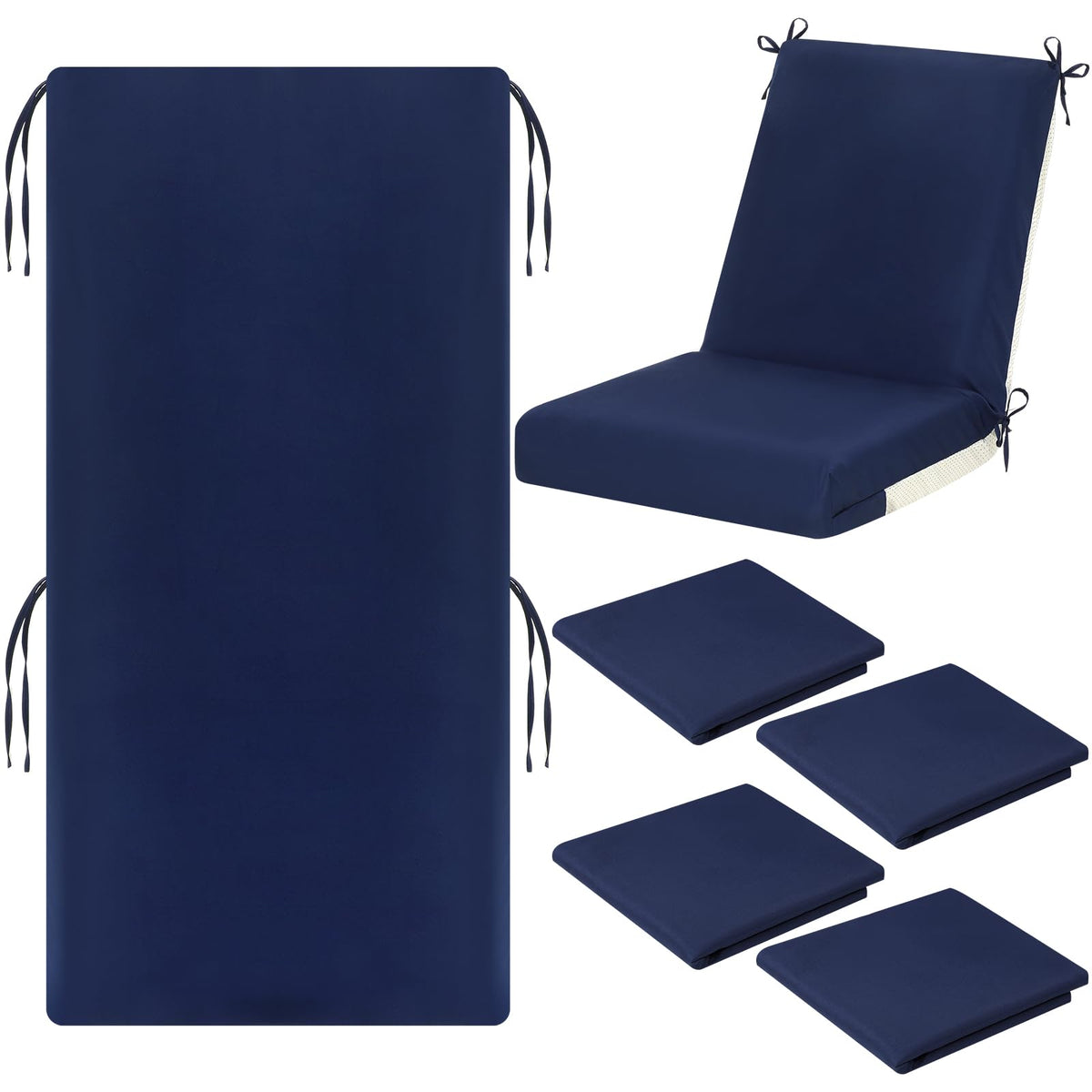 Tudomro front view navy blue cover showing clean protective fit