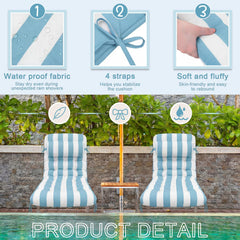Tudomro headrest pillow detail providing neck support and extra comfort