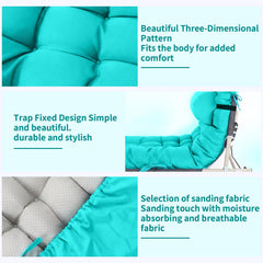 Tudomro turquoise headrest pillow detail providing neck comfort and support