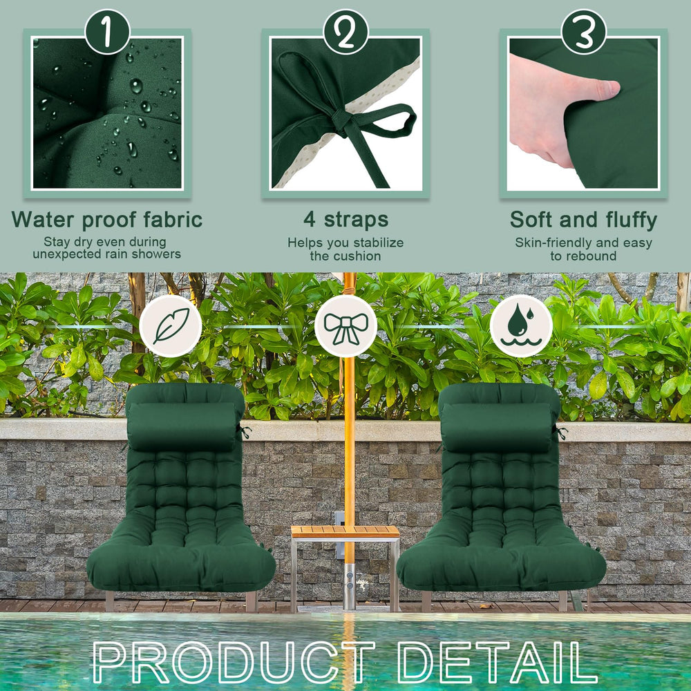 Tudomro matching headrest pillow detail boosting neck comfort for lounging