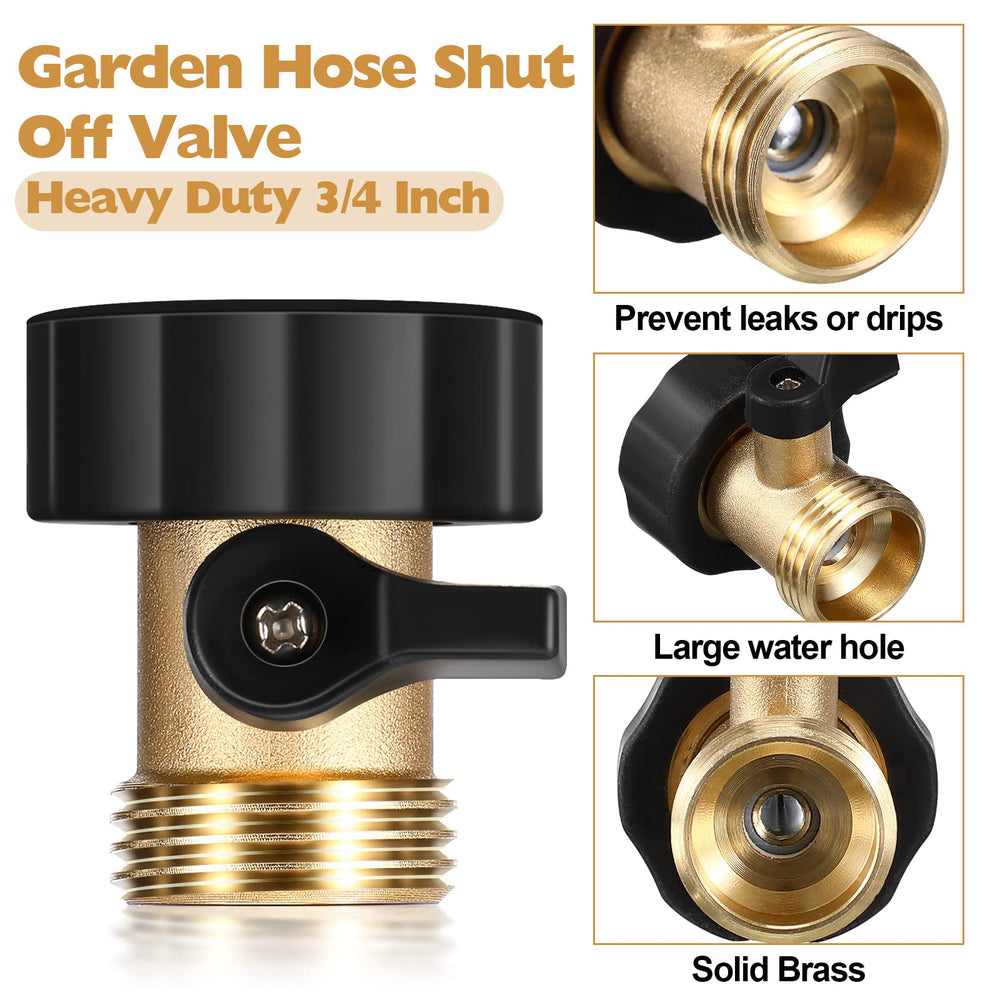 Tudomro valve installed on garden hose in use to save time and control outdoor watering