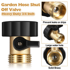 Tudomro valve installed on garden hose in use to save time and control outdoor watering