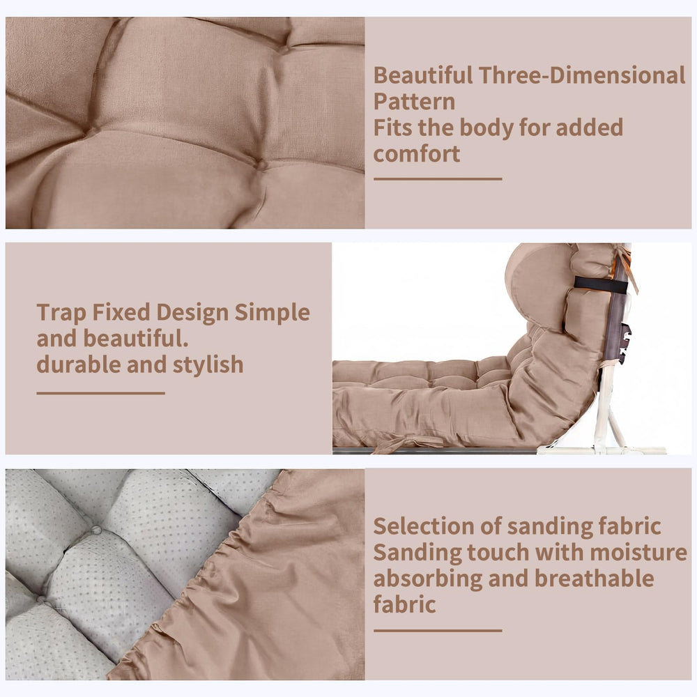 Tudomro cushion next to ruler showing 66x21x4 inch scale for correct fit