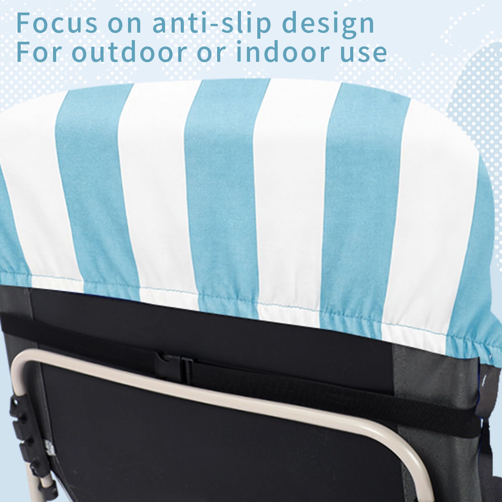 Tudomro cushion next to ruler and chair to show accurate size and fit