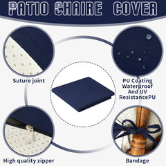 Tudomro cover installed on outdoor rocking chair for stable comfort