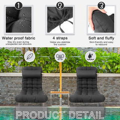 Tudomro side profile showing headrest pillow providing neck support and relaxation